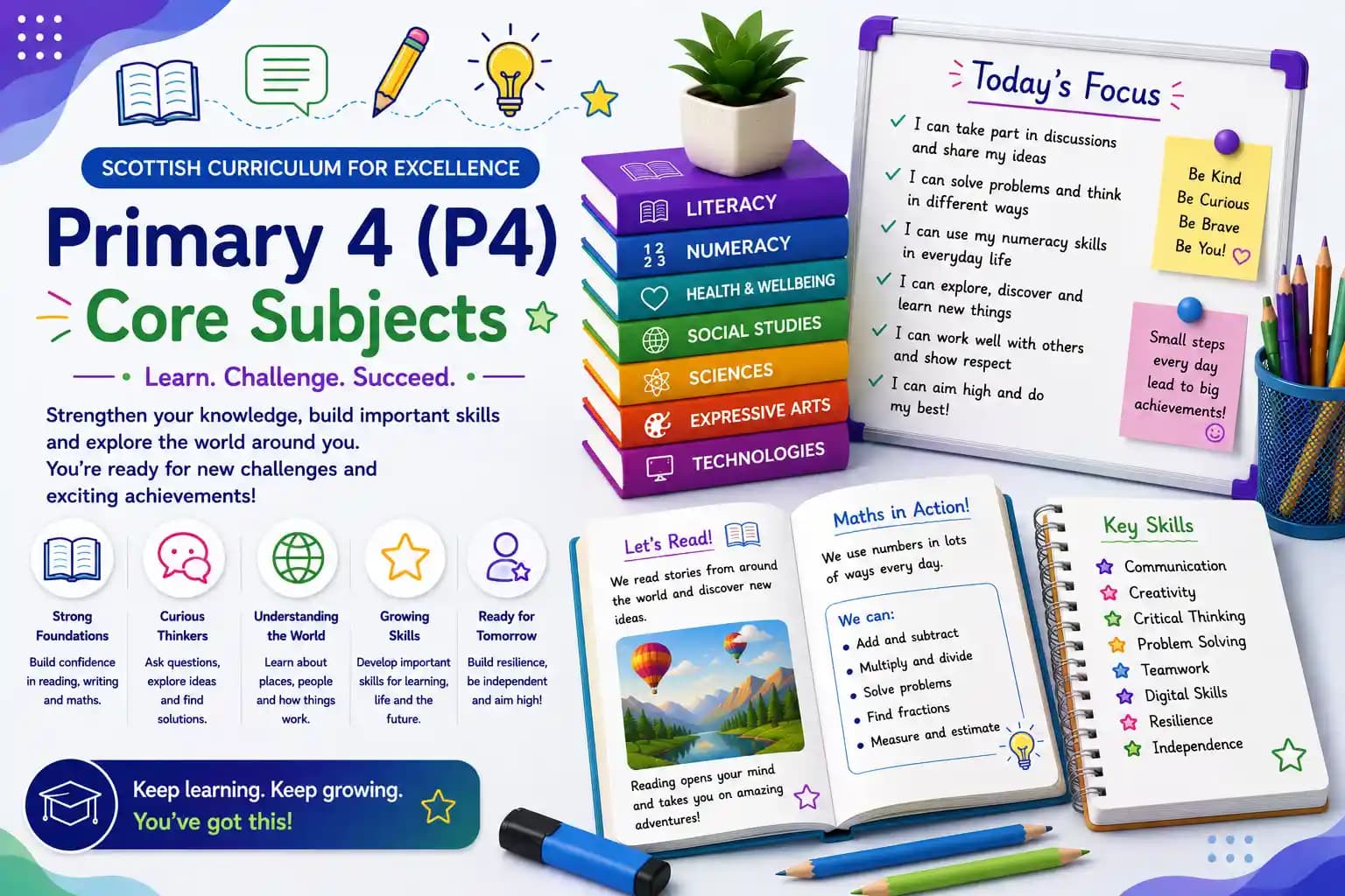 Primary 4 (P4) - Core Subjects — course hero image