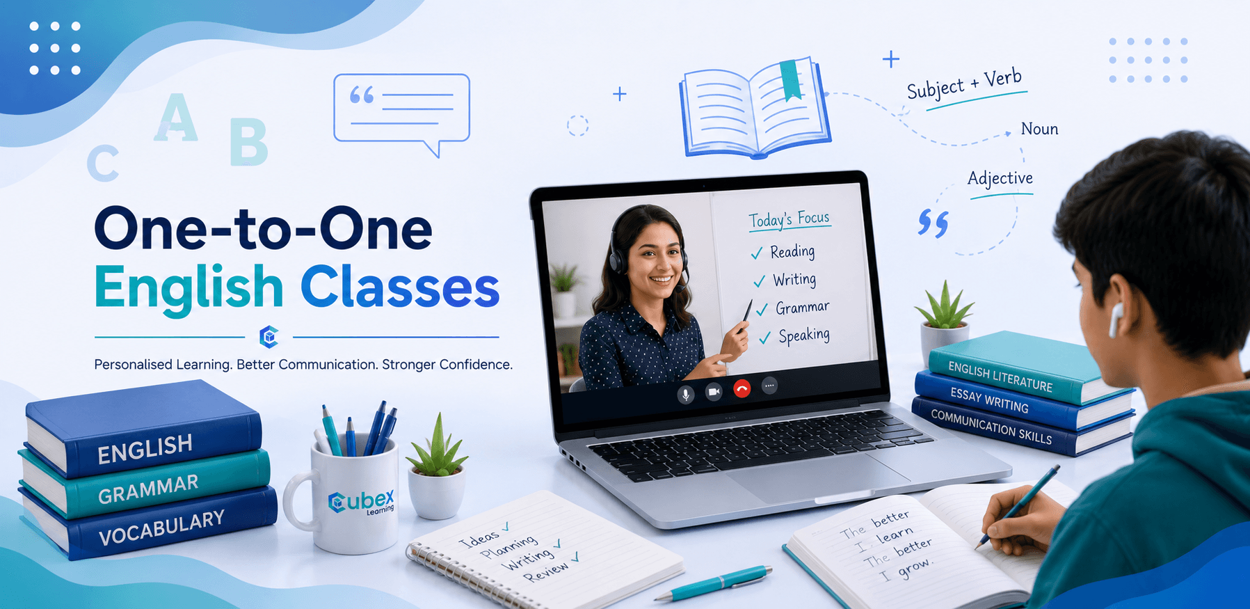 One-to-One English Classes — course hero image