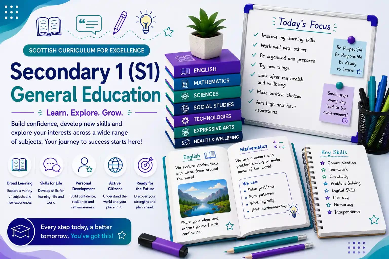 Secondary 1 (S1) - General Education — course hero image