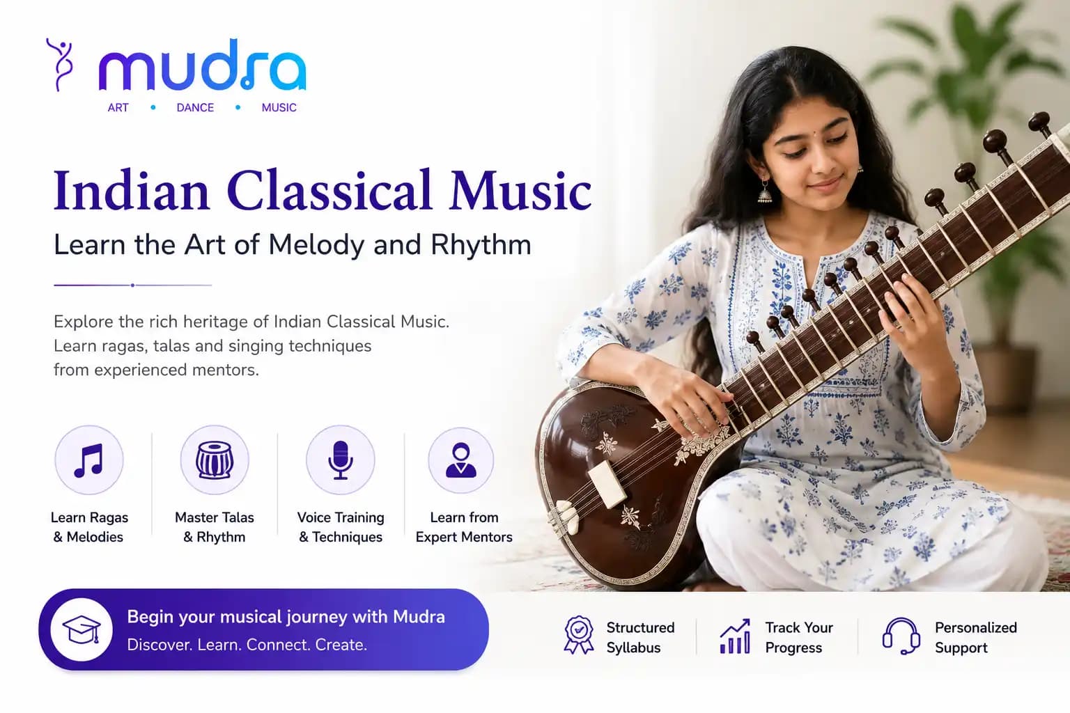 Indian Classical Music – Learn the Art of Melody and Rhythm — course hero image