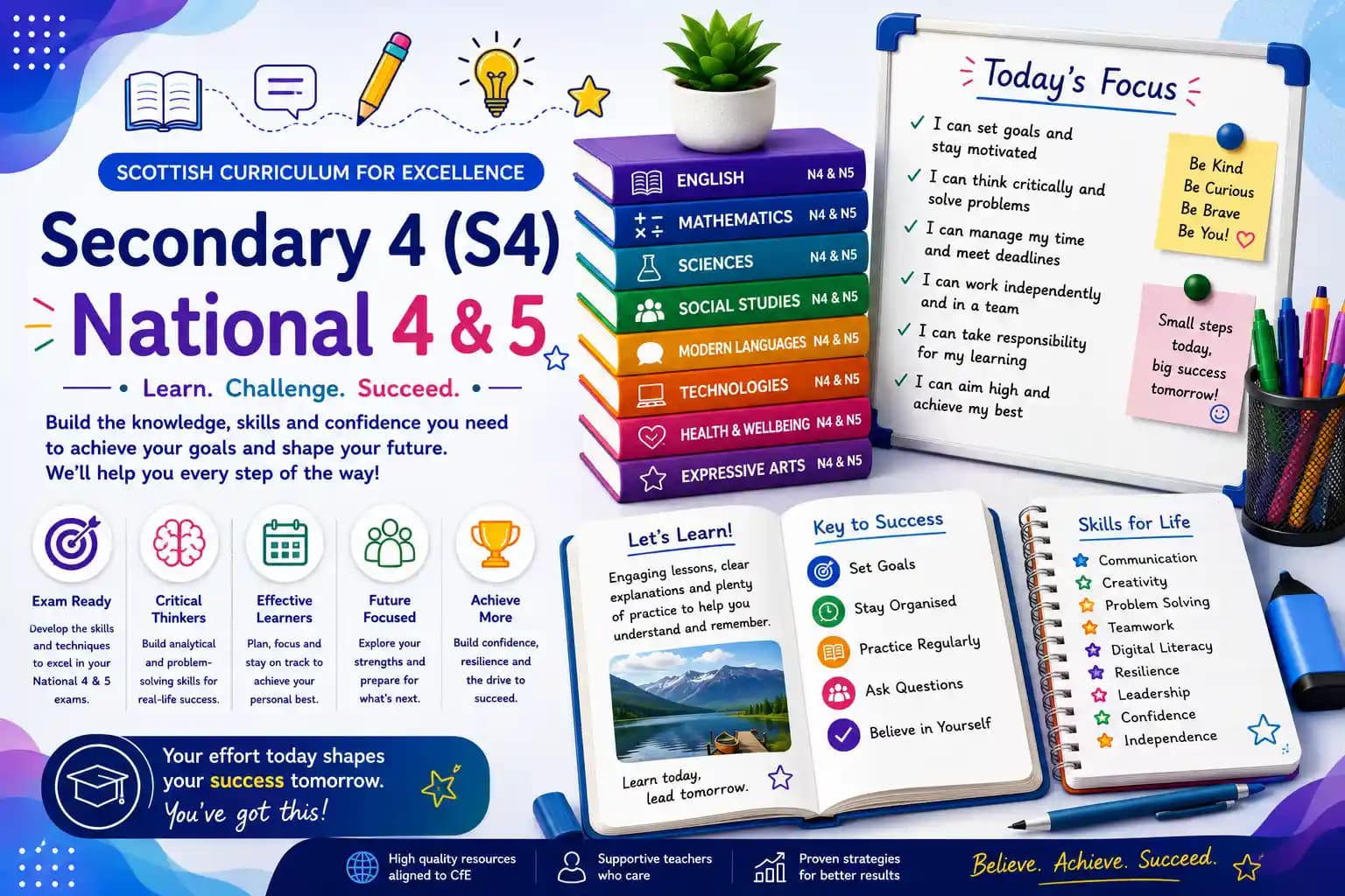 Secondary 4 (S4) - National 4 & 5 — course hero image
